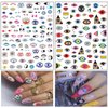 Eyes Nail Art Stickers, Funny Eye Nail Decals 3D Self-Adhesive Nail Art Design, Eyelash Eye Nail Sticker Special Acrylic Nails Supplies for Women Girls Manicure Charms Decoration Nail Decal (8 Sheets)