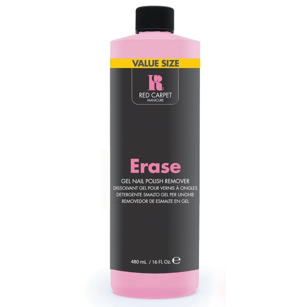 RC Red Carpet Manicure Erase Gel Nail Polish Remover, 16 Fl. Oz.