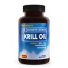 BioEmblem Antarctic Krill Oil Supplement | 1000mg | Omega-3 Oil with High Levels of EPA + DHA, Astaxanthin, and Phospholipids | No Fishy Aftertaste | 60-Count Non-GMO Softgels