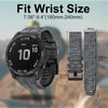Bandkids 26mm Camouflage Band for Garmin Fenix 5X /Fenix 6X /Fenix 7X Watch Band,Soft Silicone Waterproof Sport Quickfit Watch Bands for Garmin Fenix 6X Pro/5X Plus/Fenix 3/3 HR/Enduro/Tactix Delta