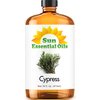 Sun Essential Oils - Cypress Essential Oil 16oz for Aromatherapy, Diffuser, Muscle Ease - Cypress Essential Oil Bulk - Aromatherapy Oil