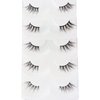 DAODER Eyelashes Half Lashes Natural Look Wispy Cat Eye Mink Lashes Flared Curly 15mm Fake Eye Lashes Extension Reusable Soft Light 3D False Eyelashes for Daily Wear 5 Pairs (8D Half Lashes Flared)