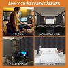 Saiqiang sound proof foam panels for walls,12Pack for High-Density sound proof panels for walls, 1"×12"×12" Acoustic panels sound absorbing for Noise Absorbing Canceling