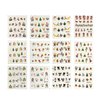 ALLYDREW Christmas Water Slide Nail Art Decals Water Transfer Nail Decals (44 sheets/Over 800 decals)