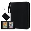 Card Binder Cards Case With 55 Sleeves, 4-Pocket Card Book Holder Fits 440 Cards for TCG Game Cards Collection, Sports Trading Cards Collector Album
