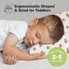 Toddler Pillow with Pillowcase - 13x18 My Little Dreamy Pillow, Organic Cotton Toddler Pillows for Sleeping, Kids Pillow, Travel Pillows, Mini Pillow, Nursery Pillow, Toddler Bed Pillow (Tractor)