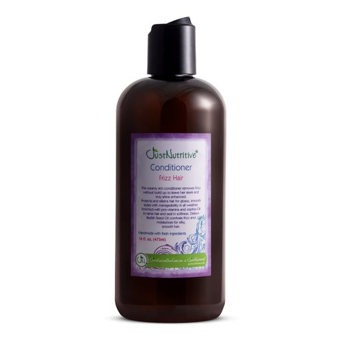 Just Nutritive Frizz Hair Conditioner | Anti-Frizz Hair Treatment | Hydrating Conditioner for Dry, Damaged Hair | Organic Hair Conditioner for Men and Woman 16 Fl Oz