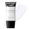 Wismee White Face Paint, Water Based Full Body Paint Halloween Makeup,Cream Face Paint & Body Paint For Adults Skull Joker Vampire Skeleton SFX Cosplay Costumes 1.2 fl oz (35ml)