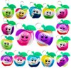 HOZKEAP 24 Packs Funny Unique Mini Pop Rainbow Keychain fidgets Bubble Toys for Kids Children Classroom Students Gifts from Teacher, Birthday Party Favors