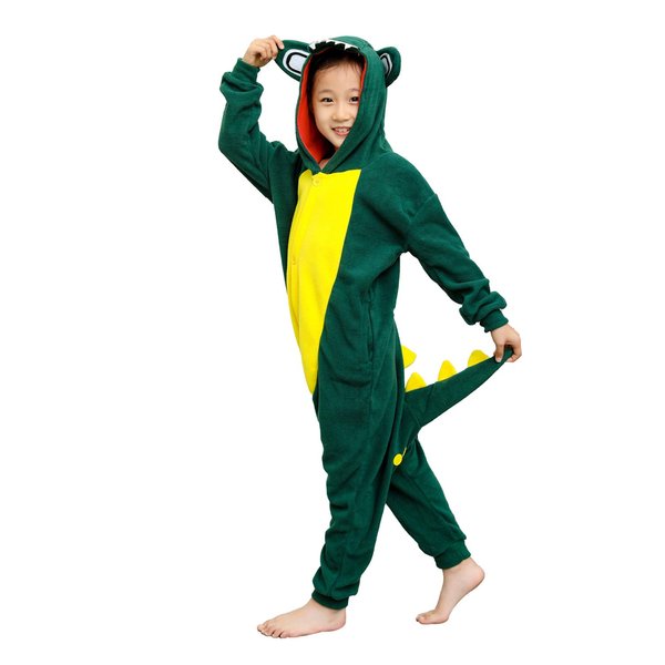 Lovely Green Crocodile for kids Animals Sleepwear Pajamas