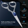 Suvorna 5.5 inch Barber Scissors | hair shears professional | haircutting scissors for adults | Hair Scissors Women & Men | Hairdresser Scissors | Hair Scissors Professional | Haircut Scissors.