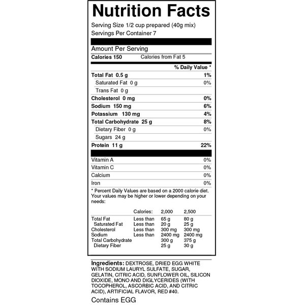 Bernard Hi-Protein Gelatin Mix - Strawberry