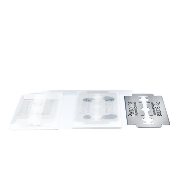 100 Israeli Personna Stainless Steel Double Edge Blades- Safety Razor - Double Edge Razor Blades - Personna Razor Blades