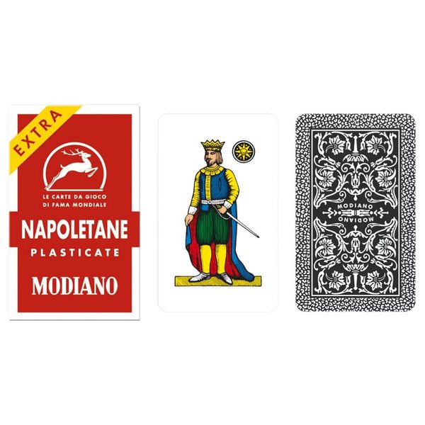 Napoletane 97/25 Modiano Regional Italian Playing Cards. Authentic Italian Deck.