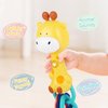 Baby Music Rattle Toy, Baby Teething Toy for Infants 6-12-18 Months Toddlers Sensory Toys Baby Boy Girl Gifts (Giraffe)