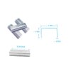 3000pcs No.10 Staples, for Max HD-10D,Swingline Tot Mini Stapler, and Other Mini Stapler Using No.10 Staples(Smaller Than Standard Staples).Silver
