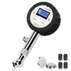 NexSphere 1.5'' Digital Tire Pressure Gauge, LED Display with 360° Swivel Chuck, High-Precision Air Pressure Gauge for Tires, 100 PSI for Trucks, RVs, Motorcycles, and Heavy-Duty Applications