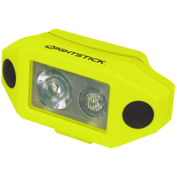 Nightstick XPP-5460GCX Intrinsically Safe Low-Profile Dual-Light Headlamp w/Zero-Band Mount-3 AAA-Green-UL913 / ATEX, Multicolor