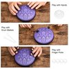 Steel Tongue Drum 6 Inch 11 Notes, LEKATO Steel Drum D Major Beginner Hanpan Drum Percussion for Meditation Yoga Musical Education, Best Gift for Families/Friends, Lavender Purple