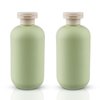 Cosywell Squeeze Bottles with Flip Cap Plastic Refillable Travel Containers for Toiletries Shampoo and Conditioner Travel Bottles (300ml/10oz)