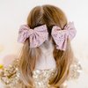 Sither 6pcs Bow Hair Tie for Girls Cute Color Hair Tie Rubber Band Elastic Hair Accessories for Party Girl's Gift