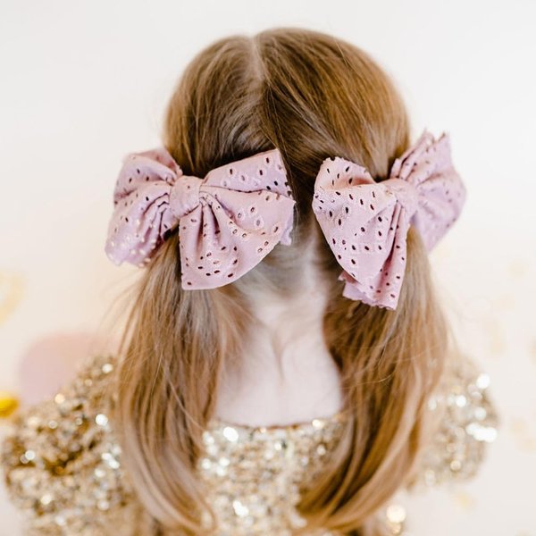 Sither 6pcs Bow Hair Tie for Girls Cute Color Hair Tie Rubber Band Elastic Hair Accessories for Party Girl's Gift