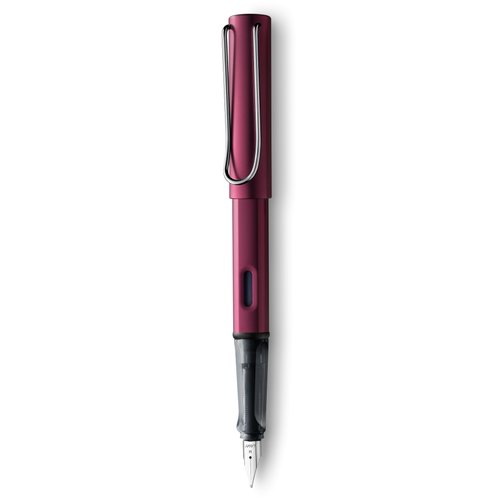 Lamy AL-star Fountain Pen - Elegant Design Cool Pens, Best Pens For Smooth Writing, Light Aluminum Fountain Pen - Purple Fine Point Pen