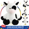 Glow Guards 15'' Light up Music Cow Stuffed Animals Glowing Singing Soft Plush Toy with Lullaby Songs LED Night Lights for Birthday Gifts Toddler Kids Nap Time Pal