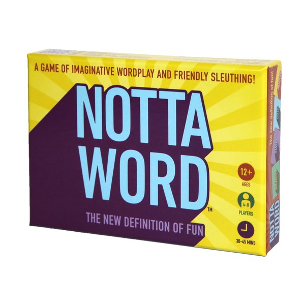 NOTTA WORD: Define The Undefined. A Hilarious and Mysterious Twist on Word Games. A Fast-paced Party Game That’s Great for Groups.