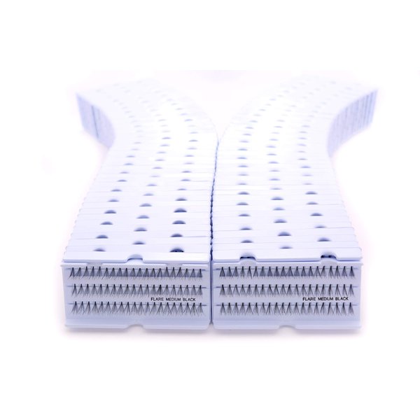 Cherishlook Professional 100packs Individual Lashes (Flare Medium Black)