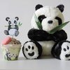 Welliboom Cute Cartoon Panda Birthday Party Supplies with Banner, Children Party Decoration, Children Panda Themed Birthday Party Decoration Full Birthday Set 65PCS For Birthday Party