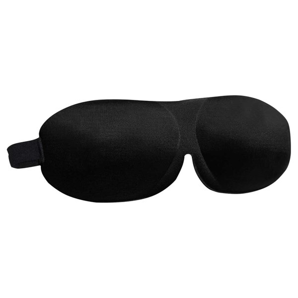 Lash Affair 3D Eye Mask for Sleeping Eyelash Extensions, Lash Protector Cupped Molded Night Sleep Mask, Contoured Mask Eye Cover, Comfortable and Lightweight, Jet Black