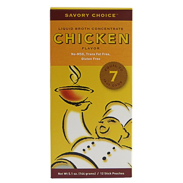 Savory Choice Chicken Broth Concentrate, 5.1 Ounce box