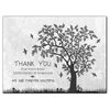 Funeral thank you cards with envelopes Celebration of life Floral Tree acknowledgment memorial Sympathy Christian Thank you notes (40 Pack)