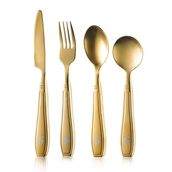 Special Supplies Premium Stainless Steel Weighted Flatware for Parkinson's Patients- Adaptive Silverware for Adults with Hand Tremors-Wide Non-Slip Grip, Easy to Clean -Weighted Silverware For Elderly