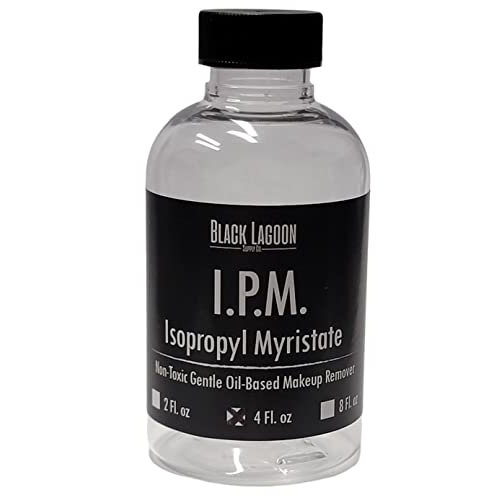 IPM Isopropyl Myristate 4 Oz - Professional Makeup and Adhesive Remover - Removes Pros-aide and PAX Paint - Makeup Thinner and Airbrush Makeup Thinner