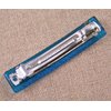 Stained Glass Barrette - Small 2.5" 65mm - Turquoise Blue Aqua Aquamarine Teal Transparent Solid Color Slide Clip Hair Accessories