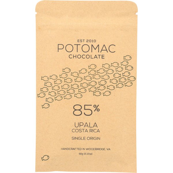 POTOMAC CHOCOLATE Bar Chocolate Upala 85Pct, 50 GR
