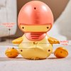 Meiweichuang Baby Music Toy Duck Baby Belly Time Toy 3-6 0-6 6-12 Months Newborn Development Crawling Toy Glowing Walking Singing Toy 1-2 3-4 Years Old Boys and Girls Gifts (Yellow)