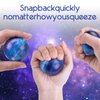 AMOR PRESENT 12PCS Space Party Favors, 2 Inch Galaxy Stress Balls Mini Foam Squeeze Squishies Toys for Stress Relief Outer Space Astronaut Party Class Reward