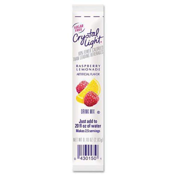 Crystal Light On the Go, Raspberry Lemonade, 16oz Packets, 30/Box