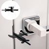 Portable Door Lock, Upgrade Travel Lockdown Security Door Locker, Home Safety Privacy Door Locker for Traveling Hotel Apartment College