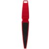 ForPro Professional Collection Pedicure Paddle Foot File, Double-Sided Foot File for Heels, Disposable & Sanitizable, 120/180 Grit, Red, Pack of 12