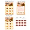 XJF Thanksgiving Bingo Games for Kids 26 Players Thanksgiving Bingo Card Fall Turkey Party Games for Family Children School Classroom Activities Thanksgiving Party Favor Supplies