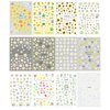 12 Sheets Spring Daisy Nail Art Stickers 3D Self-Adhesive Nail Supplies Flower Leaf Nail Stickers with Nail Design Yellow White Flowers Nail Decals Floral Nail Art Design for Women Girls DIY Nail