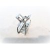 Generic Small rose gold silver or dark silver tone metal hair claw clip (Primary color: Shiny silver)