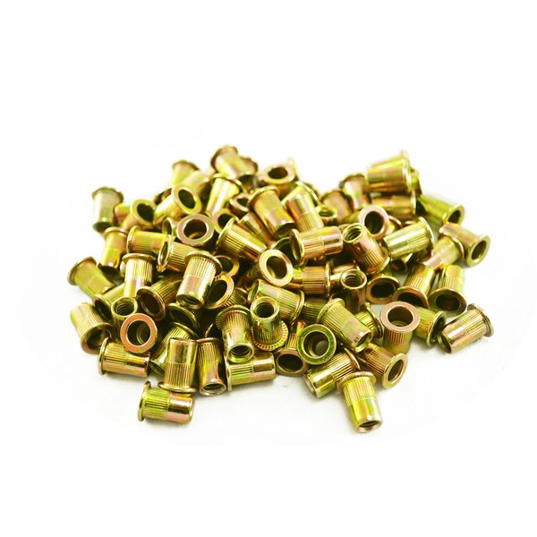 Astro Pneumatic Tool RN6M 100-Piece M6 6mm Steel Rivet Nuts