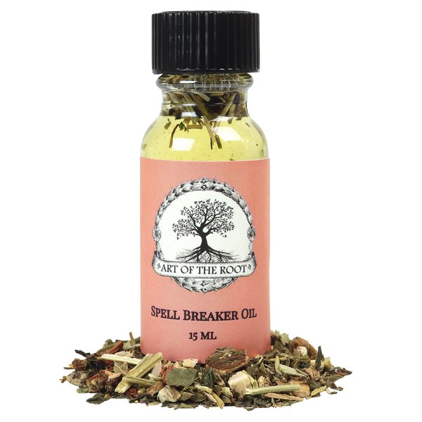 Spell Breaker Oil by Art of the Root | Handmade with Herbs & Essential Oils | Conjure, Wiccan, Hoodoo, Pagan & Magick | Protection, Banishing, Negative Energy Rituals