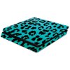 MightySkins Skin Compatible with Sony PS4 Slim Console - Teal Leopard | Protective, Durable, and Unique Vinyl Decal wrap Cover | Easy to Apply, Remove, and Change Styles | Made in The USA