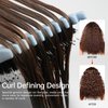 Curl Defining Brush, Curly Hair Brush with Boar Bristle and Side Groove Design, Curl Define Styling Brush for Curly Hair, Shaping and Defining Curls for Women Men to Reduce Pulling and Curl Separation